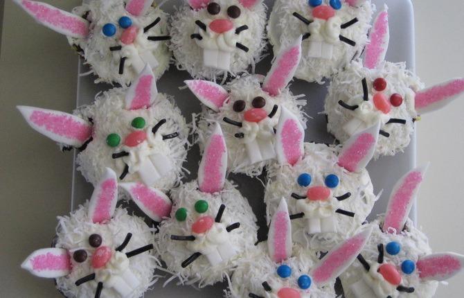 Easter bunny cupcakes 1