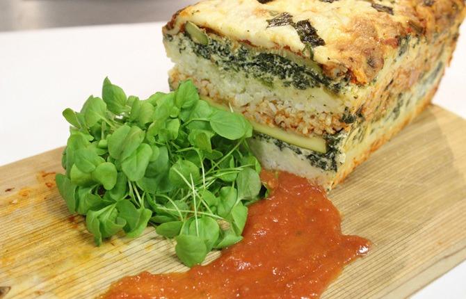 Minute Rice Veggie Lasagna Loaf 1