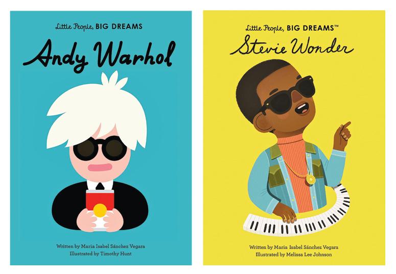 Little People, Big Dreams, Andy Warhol/Stevie Wonder By Maria Isabel Sanchez Vegara