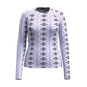 #43 Women's Classic Thermal Merino Base Layer Crew in Violet Flirt with Me �140 CAD