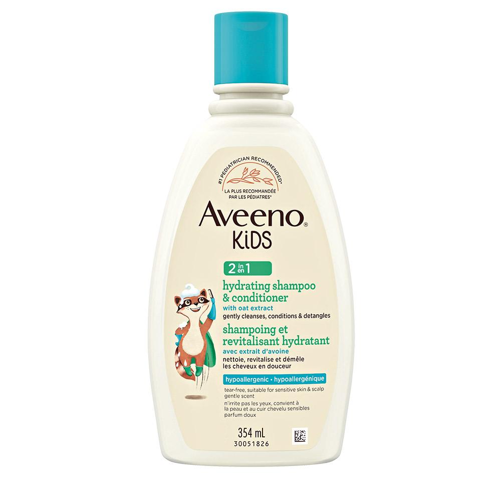 #2 Aveeno Kids 2 in 1 Hydrating Shampoo and Conditioner
