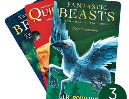 1. Hogwarts Library Collection Yoto Card Fan