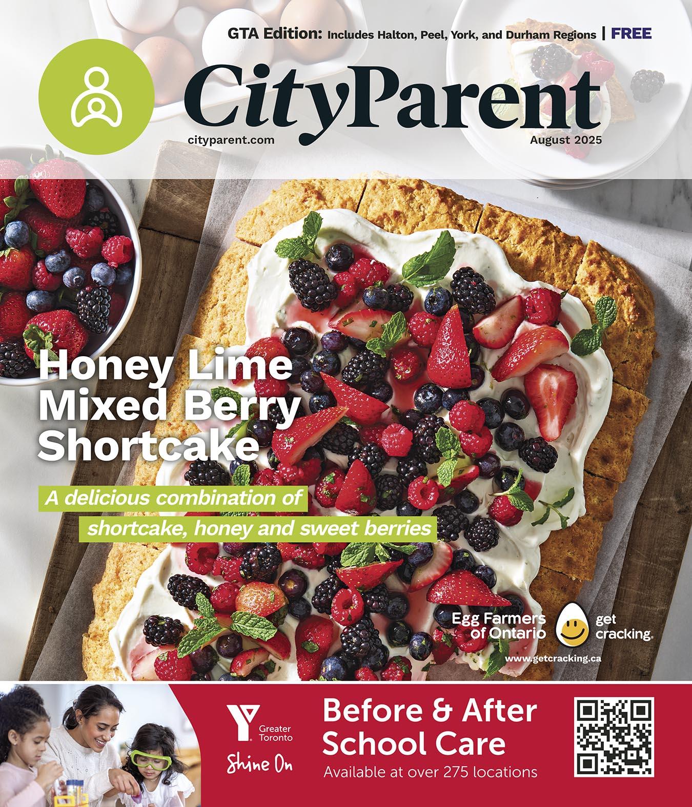 City Parent magazine cover Aug 2025