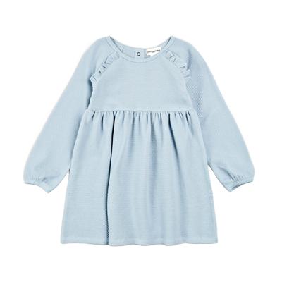 #9 Celestial Blue Dotted Jersey Dress