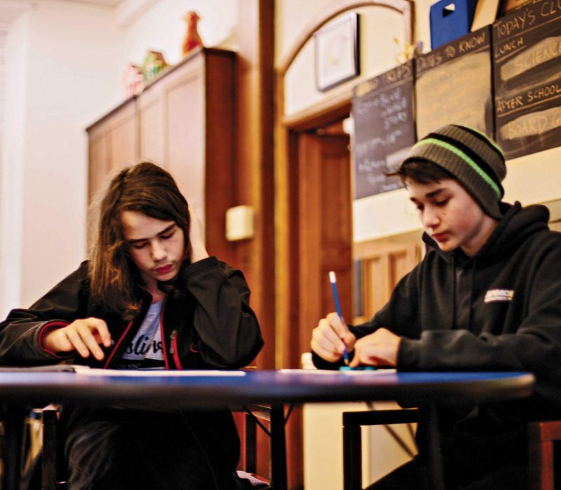 The Study Academy students studying
