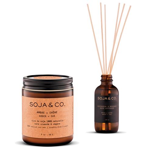 3. Reed Diffuser Amber + Oak $32CAD