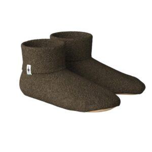 #10 a. Mens Unisex Second Cut Fleece Slipper Winter Moss �105 CAD