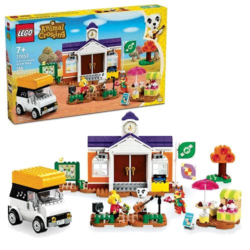 #7 LEGO Animal Crossing K.K.’s Concert in the Plaza Building Set with a Café, Car Toy and Stage, 77052 $69.97