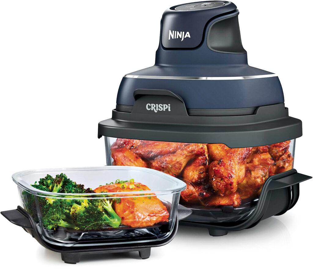The Ninja Crispi 4-in-1 Portable Glass Air Fryer Cooking System