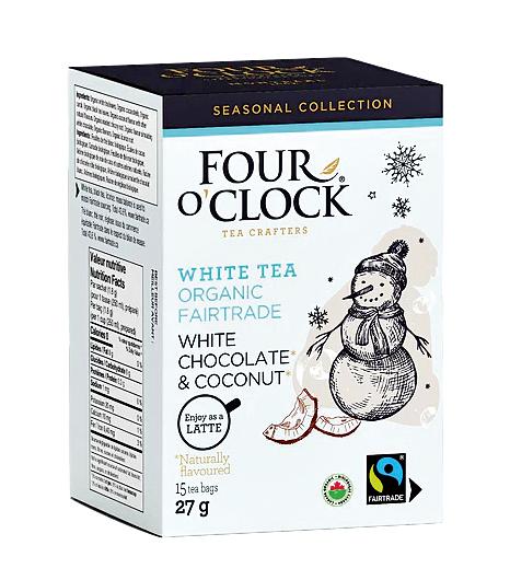 9 Four OClock White Tea White Chocolate and Coconut