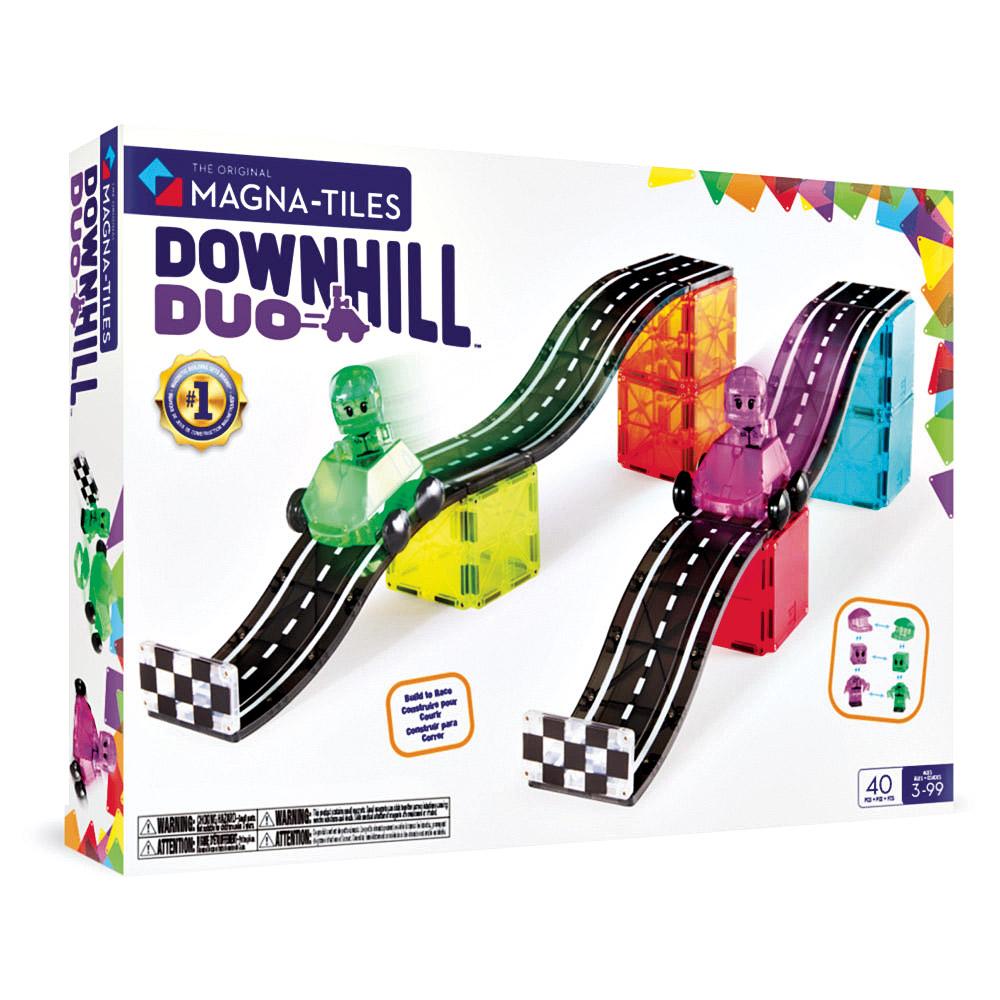 #4 MAGNA TILES Downhill Duo 40 Piece Magnetic Construction Set