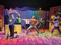 24 25 Touring Company Photo by Jeremy Daniel L R Brandon James Butorovich, Mundo Ballejos, Marquise Neal, Jake Wernecke, Sadie Jayne Kennedy, Glory Yepassis Zembrou