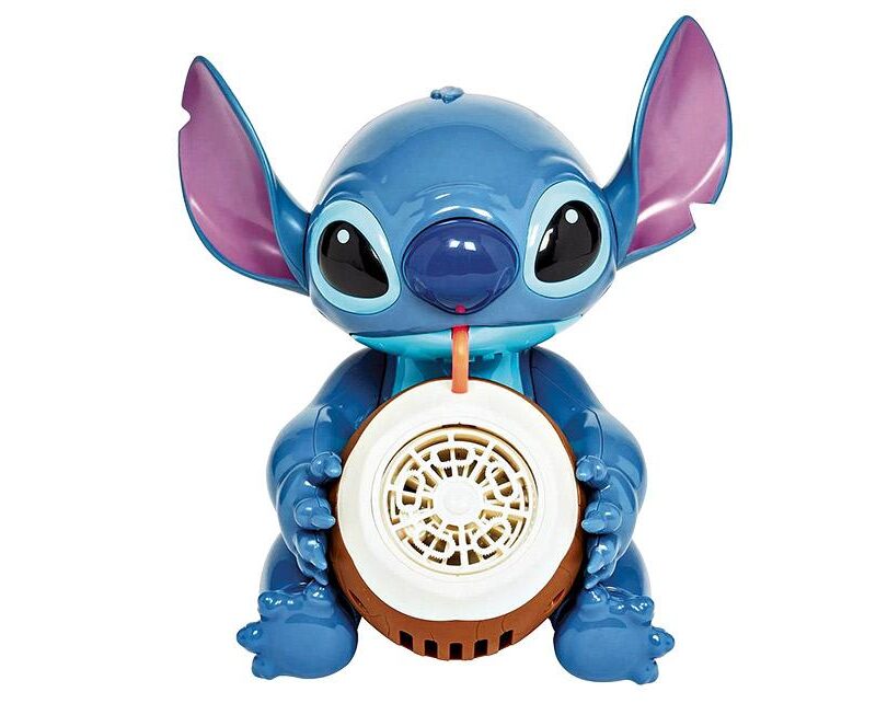 #1 Walmart Little Kids Disney Stitch Coconut No Spill Musical Bubble Machine