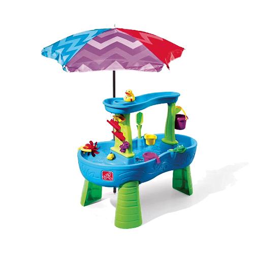 #3 Step2 Rain Showers Splash Pond Water Table with Umbrella1777914776