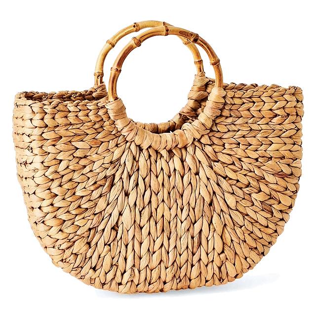#4-Women_s-Woven-Tote-copy Time and Tru Circular Handle Straw Basket Tote